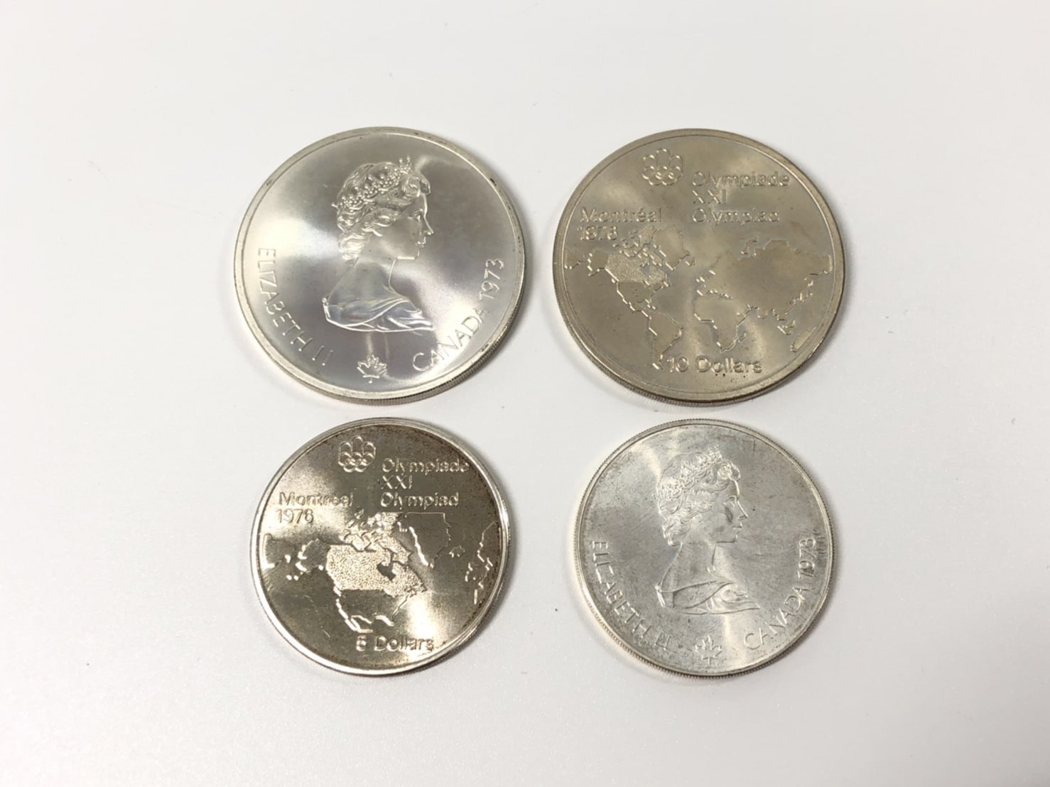 モントリオール オリンピック 銀貨